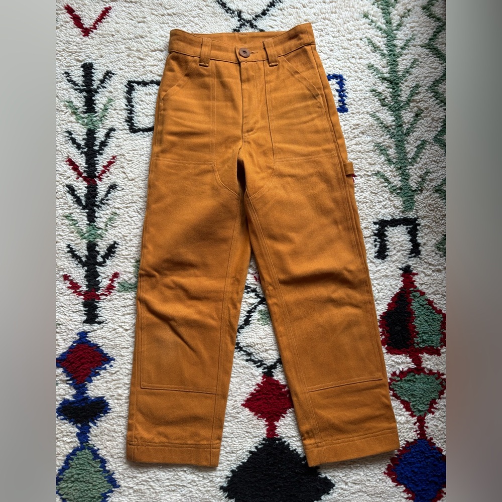 Beaton Linen Utility Work Pants in Umber | 0
